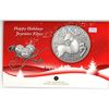 Image 1 : 2012 Canadian fine silver "Happy Holidays reindeer" 20 dollar coin