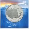 Image 1 : 2013 Canadian fine silver "Iceberg & Whales" 20 dollar coin