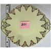 Image 3 : "Royal Albert" bone China-England 9"*10" Cookie/cake platter Oval vintage matching pattern yellow/go