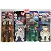 Image 1 : All 4 LTD ED 1999 McDonalds new sealed TY teenie beanie babies Glory -Maple- Erin- Britannia