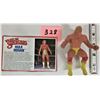 Image 1 : 1985 titan sports hulk hogan thumb wrestler toy figure plus stat card