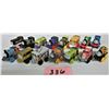 Image 1 : Lot 15 approximate 2" Thomas+ friends" colorful plastic toy engines