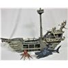 Image 2 : Incomplete megabloks pirates of Caribbean #3660 dread eyes phantom ghost ship, shark, octopus, mini 