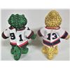 Image 2 : 2  4?2" Dinosaurs figures/ Ottawa+ Winnipeg mini NHL jerseys Mini 1?2" Ottawa ceramic NHL souvenir c