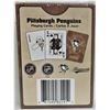 Image 2 : New sealed NHL Pittsburgh penguins poker playing card set