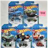 Image 1 : Lot 5 new sealed 4(2018)+1(2020) Mattel hot wheel cars tooned edition