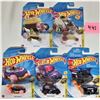 Image 1 : Lot 5 new sealed 1(2018), 2(2020), 2(2021) Mattel hot wheel cars Fast foodie edition