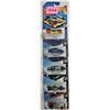 Image 2 : Lot 5 new sealed 2(2017), 1(2018), 1(2020), 1(2021) Mattel hot wheel cars 4-Race day, 1-speed team e