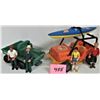 Image 1 : Vintage 1970's Fisher price adventure3 people , All terrain vehicle jeep kayak 4 mini figures