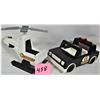 Image 2 : Vintage 1981 fisher price husky helper police car + helicopter