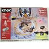 Image 1 : 2018 K'NEX thrill rides 808 piece super motorized cyborg roller coaster set sealed bags