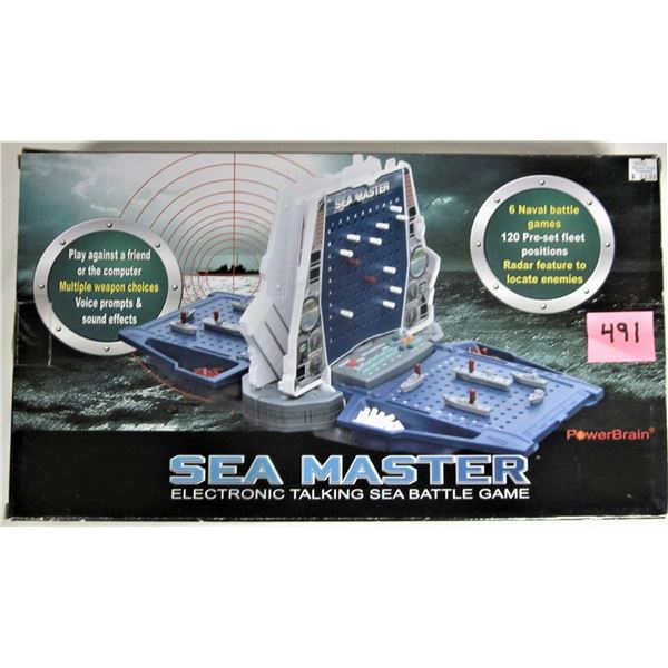 Vintage sea master electronic talking sea battle game-computerized