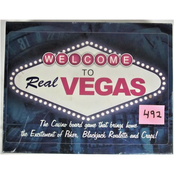 Vintage 2004 welcome to real Vegas casino style board game