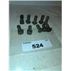 Image 1 : (qty10) 7/16x1" square headed bolts