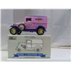 Image 2 : Limited Edition - Die Cast 1:26 Scale - Model A Delivery Van - Lockable Coin Bank #2709