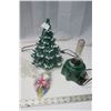 Image 1 : Cermic Christmas Tree - 14 inches high - working - bulbs included