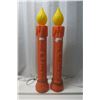 Image 1 : Outdoor Xmas candle decorations - electric