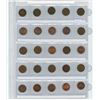 Image 1 : Lot of 25 Canadian Elizabeth Small Cents. One of each date from 1953 to 1977. 11 of the coins are Un