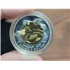 Image 2 : 1999 Nunavut Proof $2 Toonie. Sterling Silver with 24-karat Gold Plating. Proof with Ultra Heavy Cam