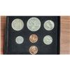 Image 2 : 1978 7-coin Nickel Custom Set. Includes 2 Small Cents. The 50 Cents has Square Jewels. Housed in its