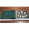 Image 1 : 2002 Proof Set. Silver Dollar commemorates the Golden Jubilee (50th Anniversary) of Queen Elizabeth 
