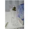 Image 2 : Antonia lead crystal vase (Italy) new in box