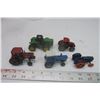 Image 1 : Assorted metal toy tractors J.D, CASE, International etc