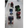 Image 2 : Assorted metal toy tractors J.D, CASE, International etc