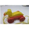 Image 3 : Wooden pull toy duck