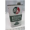 Image 2 : B/A outboard motor oil tin - one quart