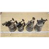 Image 2 : 4 Vintage metal blow torches - assorted, mostly brass