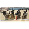 Image 3 : 4 Vintage metal blow torches - assorted, mostly brass