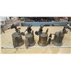 Image 3 : 4 Vintage metal blow torches - assorted, mostly brass
