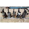 Image 4 : 5 Vintage metal blow torches - assorted, mostly brass