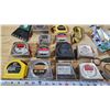 Image 2 : Collection of misc items - Assorted tape measures, bottle/can openers, key chains, etc.