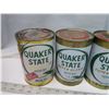 Image 2 : 4 vintage oil tins - Quaker State