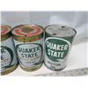 Image 3 : 4 vintage oil tins - Quaker State