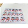 Image 5 : 1987/88 Calgary Flames Red Rooster Hockey Cards - Uncut Sheets of Hockey Cards