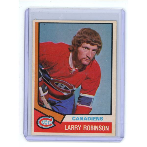 1974-75 OPC larry robinson 2nd year U.D# 280 - Schmalz Auctions
