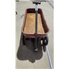 Image 3 : Vintage "Radio Flyer - 90" red wagon - 34" long x 15"w x 13.5"H