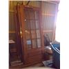 Image 1 : Wood Door with glass and closer 32.25" x 83.75"