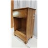 Image 4 : Maple wood night stand - 26"H x 17 3/4"W x 10.5"D