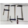 Image 1 : 3 vintage sliding bar clamps