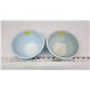 Image 2 : 2 vintage blue pyrex bowls