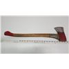 Image 2 : Red colored axe - made in Sweden - 4" blade - 24.5"Long