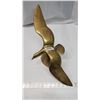 Image 2 : Large brass sea bird - 21.5"Long x 9"W x 9.5"H