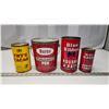 Image 3 : 4 Vintage tins - Blue Ribbon, Fry's Cocao, Burn's Lard