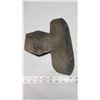 Image 3 : Large iron broad axe head, appears hand forged - 11.5" blade