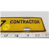 Image 3 : 1978 Saskatchewan (SK) contractor license plate topper