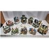 Image 1 : Box of 9 assorted Christmas village lighted houses